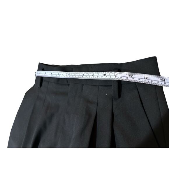 Zara Dress Jeans Size XS Black Straight Drawstring Waist W/Pockets RN 77302 - Picture 11 of 11